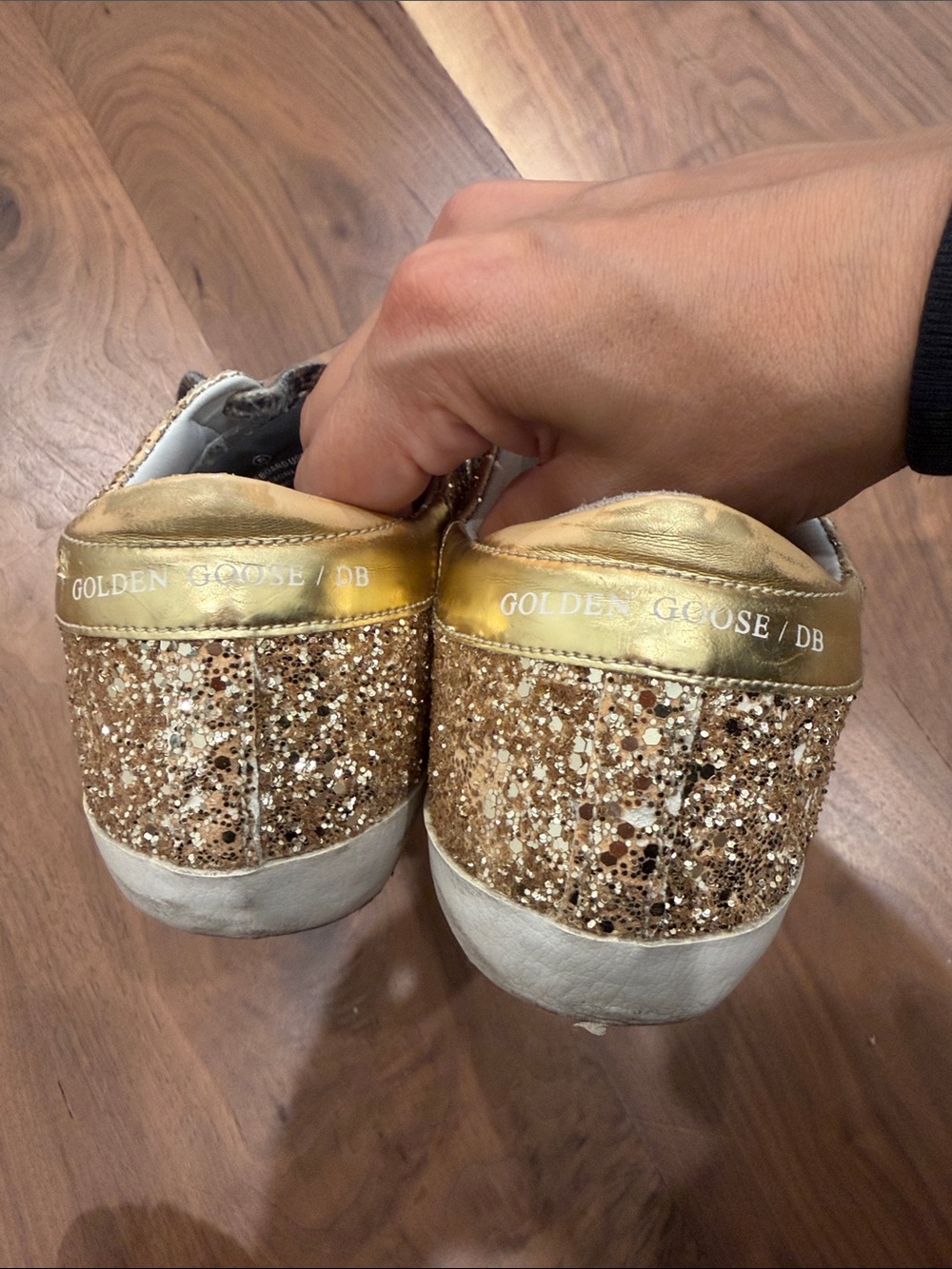 Golden Goose Gold Glitter Superstar - Picture 4 of 11